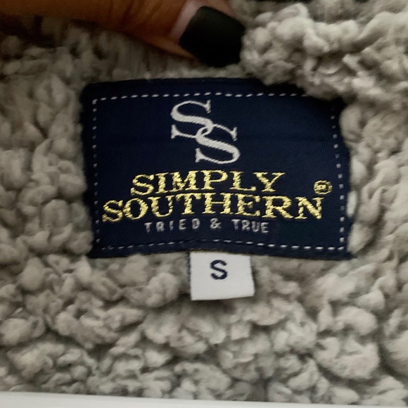 Simply Southern Sherpa Pullover - Picture 5 of 6